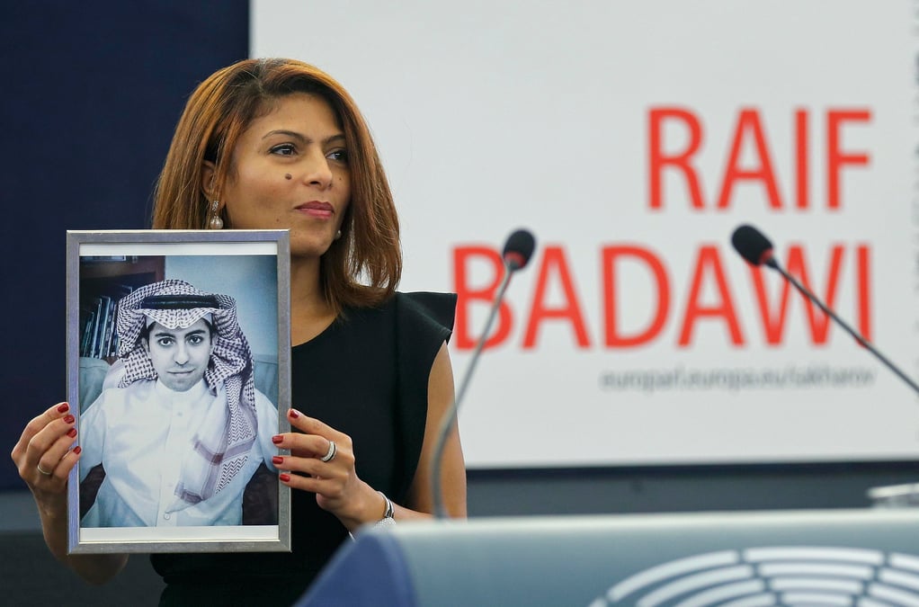 Le prix sakharov decerne a un blogueur saoudien emprisonne