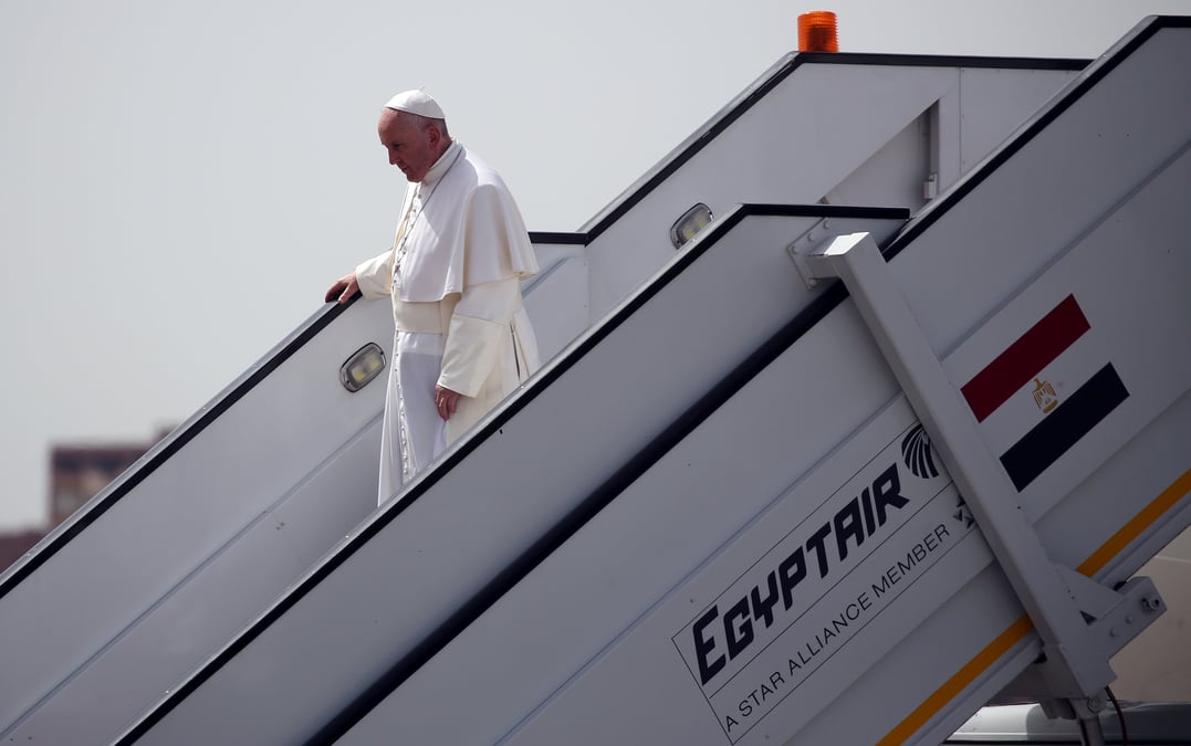 Le pape au caire pour renouer le dialogue avec l'islam