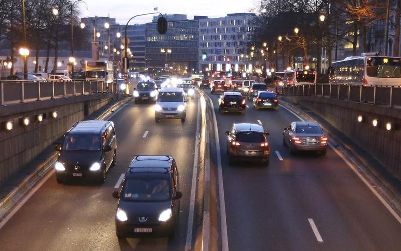 La police belge en colère, les automobilistes en profitent