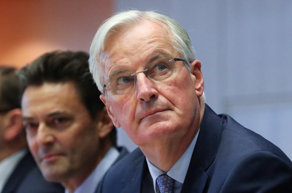 Il faudra plus de onze mois a l'ue pour un accord avec londres, declare barnier