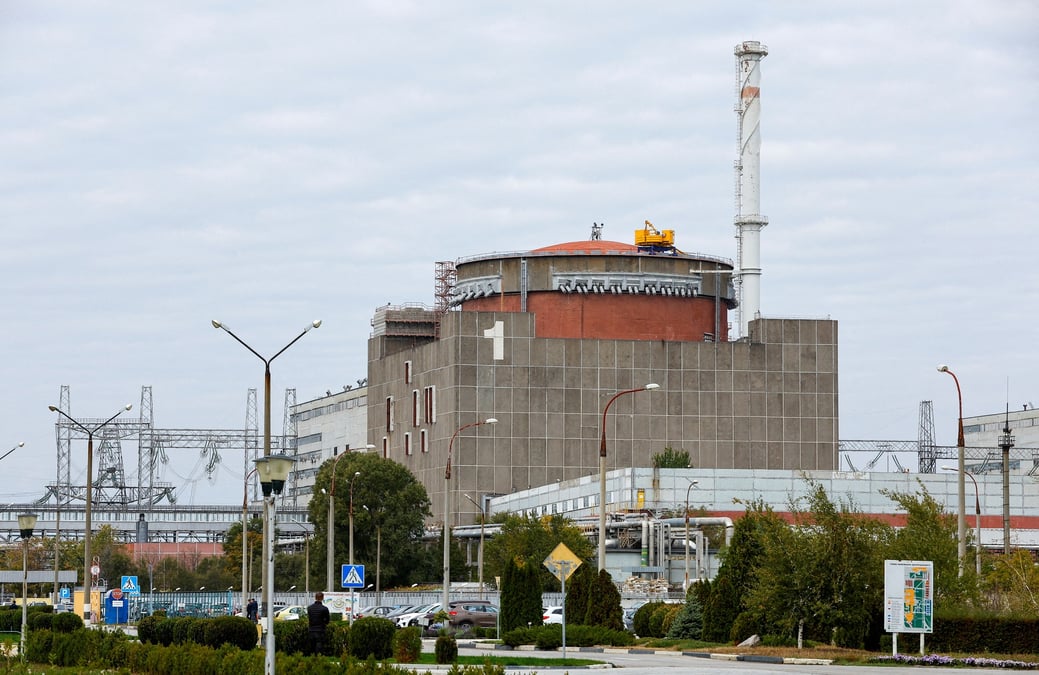 La centrale nucleaire de zaporijjia, dans le sud de l'ukraine
