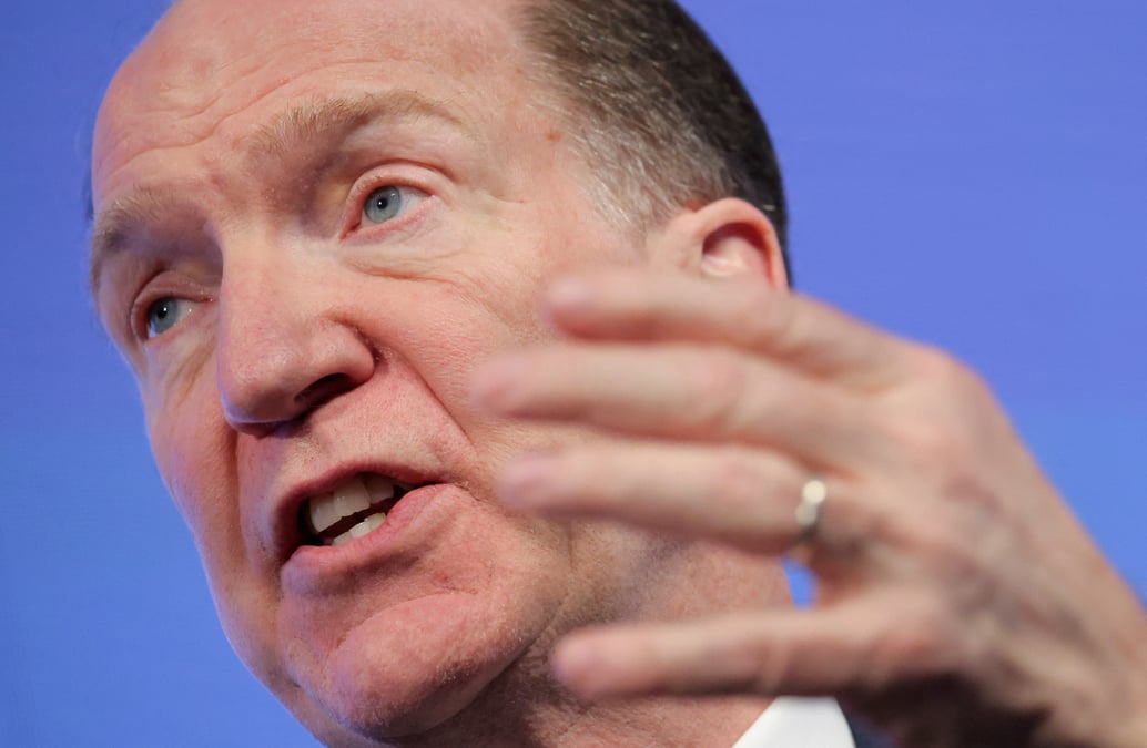 Le president de la banque mondiale, david malpass