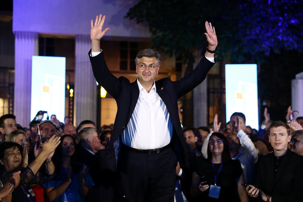 Le hdz au pouvoir en croatie remporte les legislatives