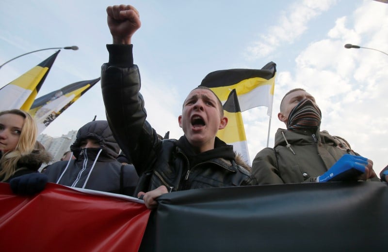 Manifestation nationaliste et anti-occidentale à Moscou