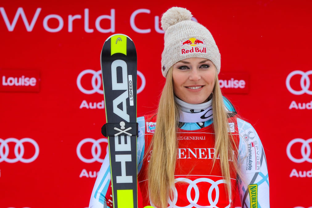 Lindsey vonn triple la mise a lake louise