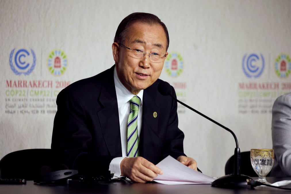 Ban ki-moon juge les mesures contre les changements climatiques "irreversibles"