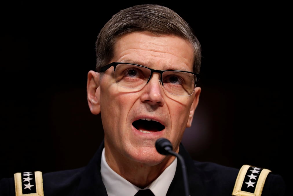 Le general us joseph votel soutient l'accord nucleaire iranien