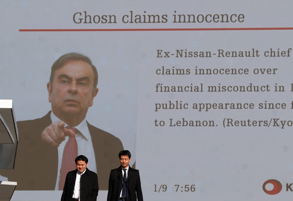 Carlos ghosn entendu par les enqueteurs libanais, dit un source judiciaire