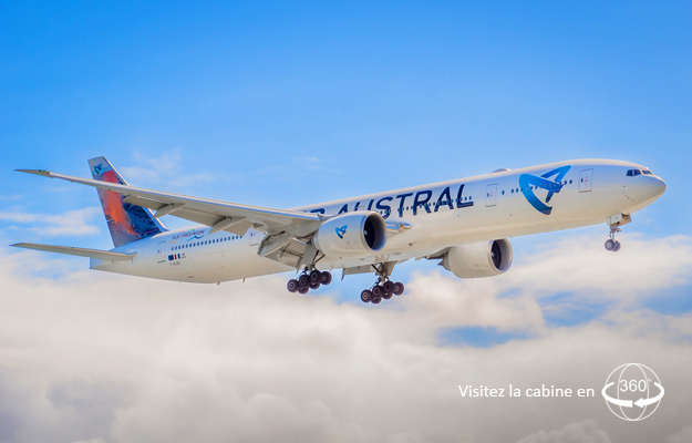 Air Austral exploite huit appareils, dont trois gros porteurs Boeing 777, et dessert plusieurs destinations de l'océan Indien (Comores, Seychelles, Madagascar...) ainsi que la métropole depuis La Réunion.