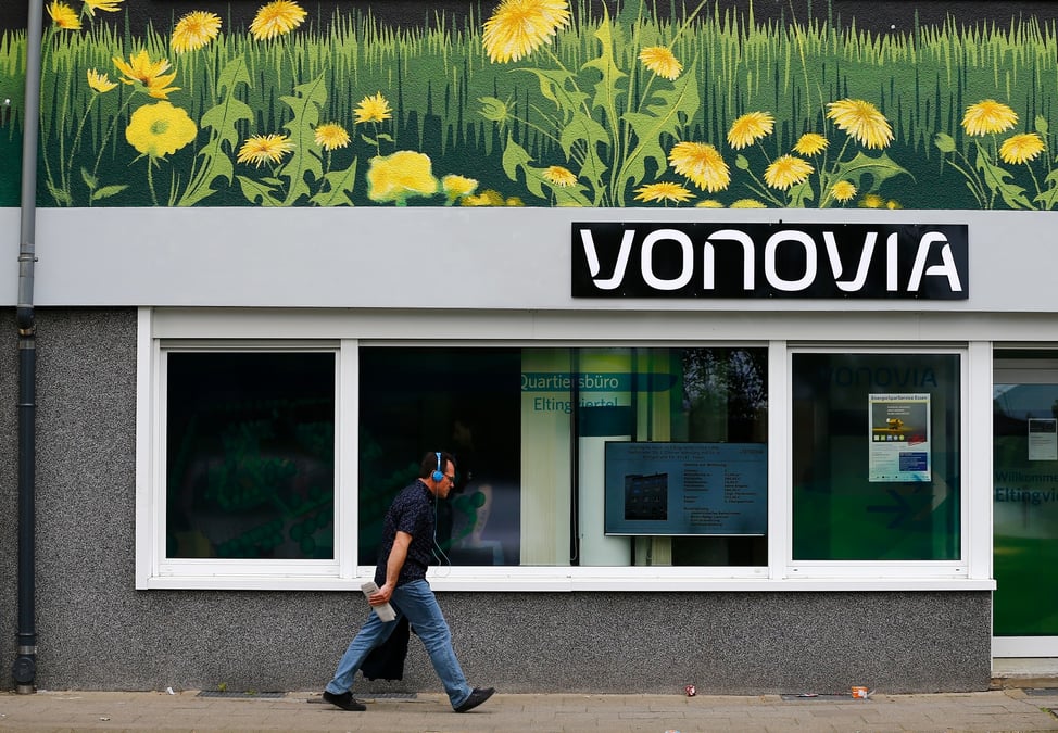 Le logo de la societe immobiliere allemande vonovia
