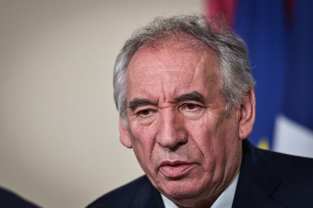 Le Premier ministre François Bayrou.