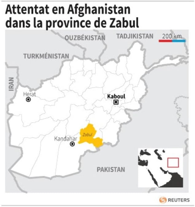 Attentat en afghanistan dans la province de zabul