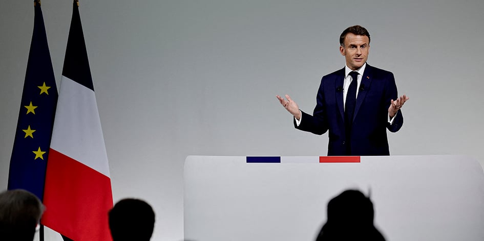Le chef de l’État lors de la conférence de presse du 12 juin.