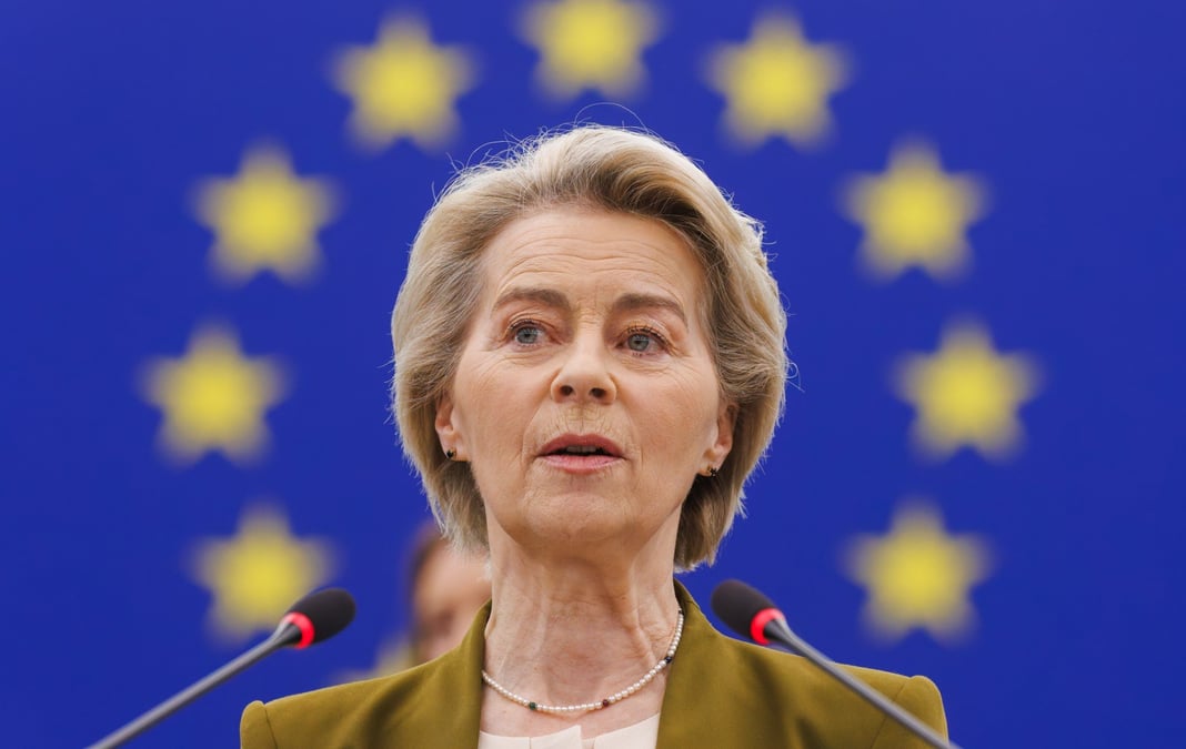 Ursula von der Leyen, la présidente de la Commission européenne.