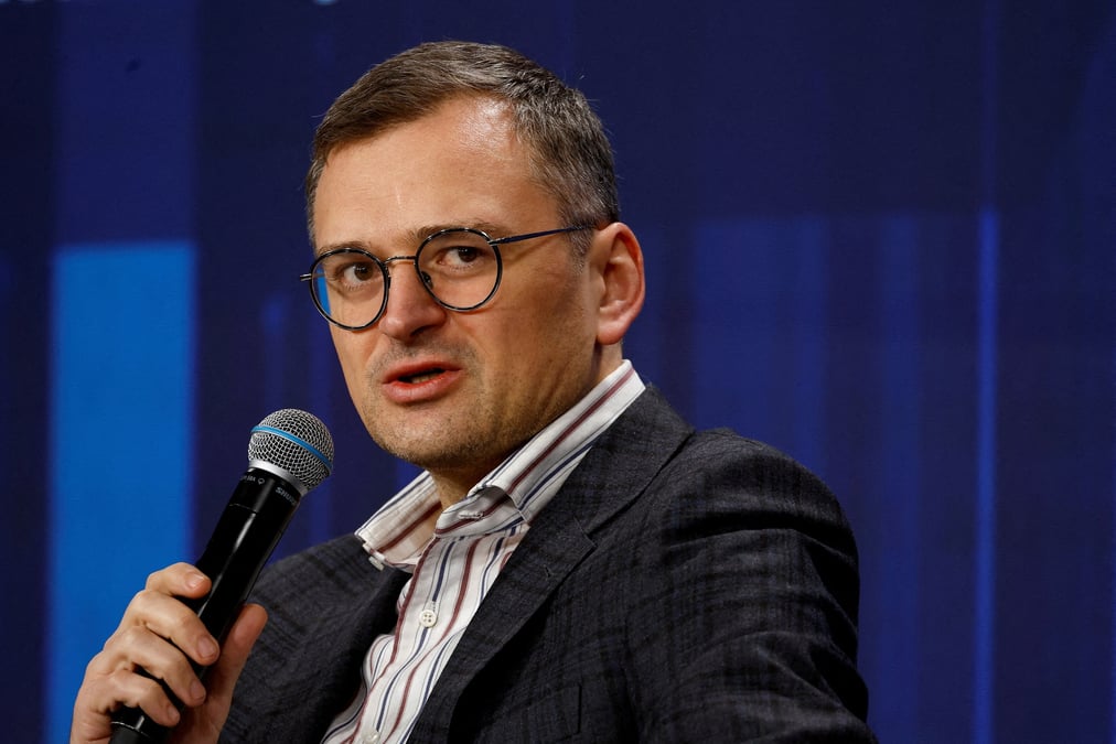Le ministre ukrainien des affaires etrangeres dmitro kouleba