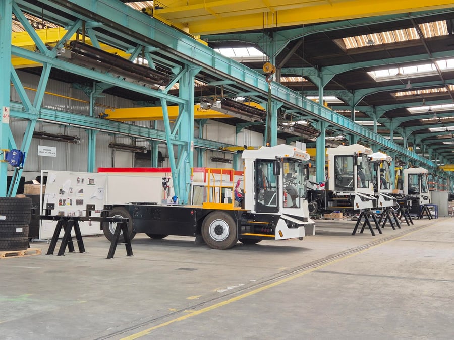 Le site Corail Tunnelier de constructions d'engins logistiques à Saint-Vallier en Saône-et-Loire.
