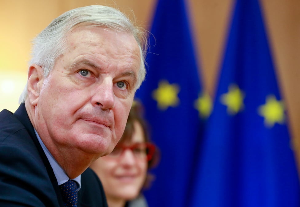 Barnier: le risque d'un brexit sans accord est plus eleve que jamais