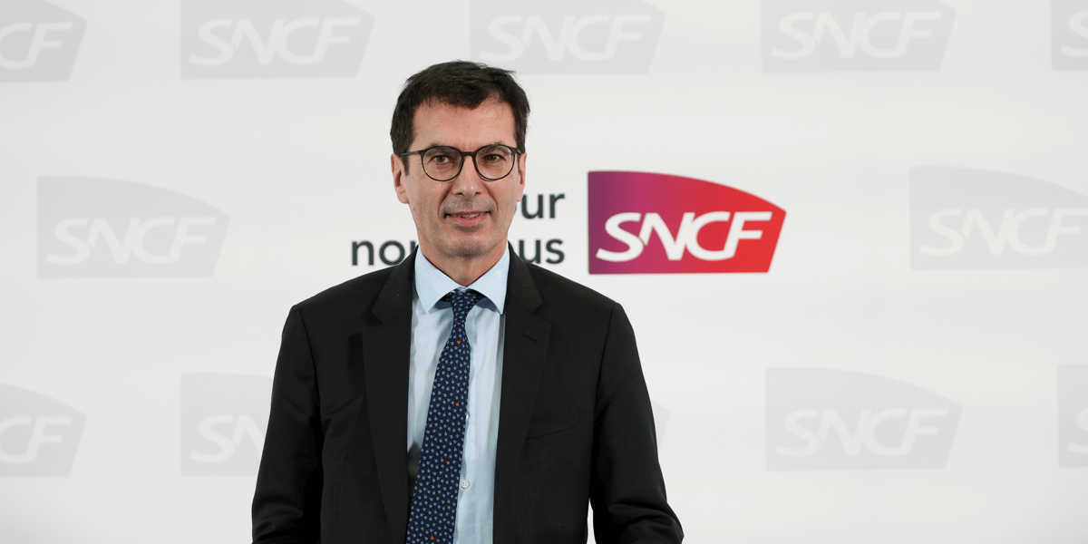 Photo du president-directeur general de la sncf, jean-pierre farandou