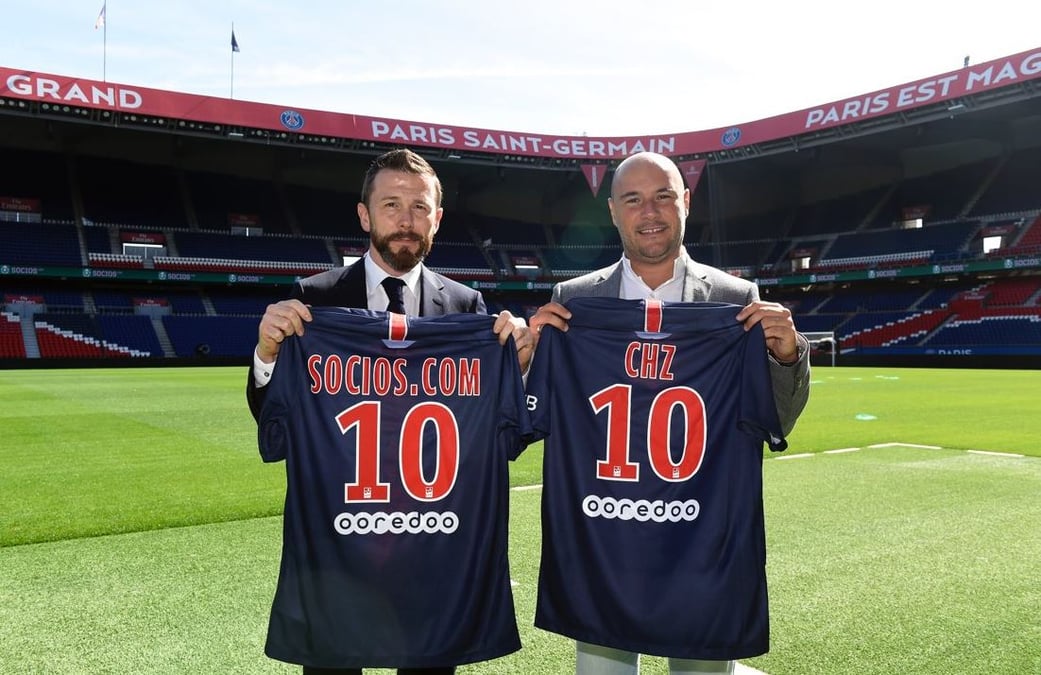 PSG socios crypto Chiliz Blockchain jetons Paris Saint Germain