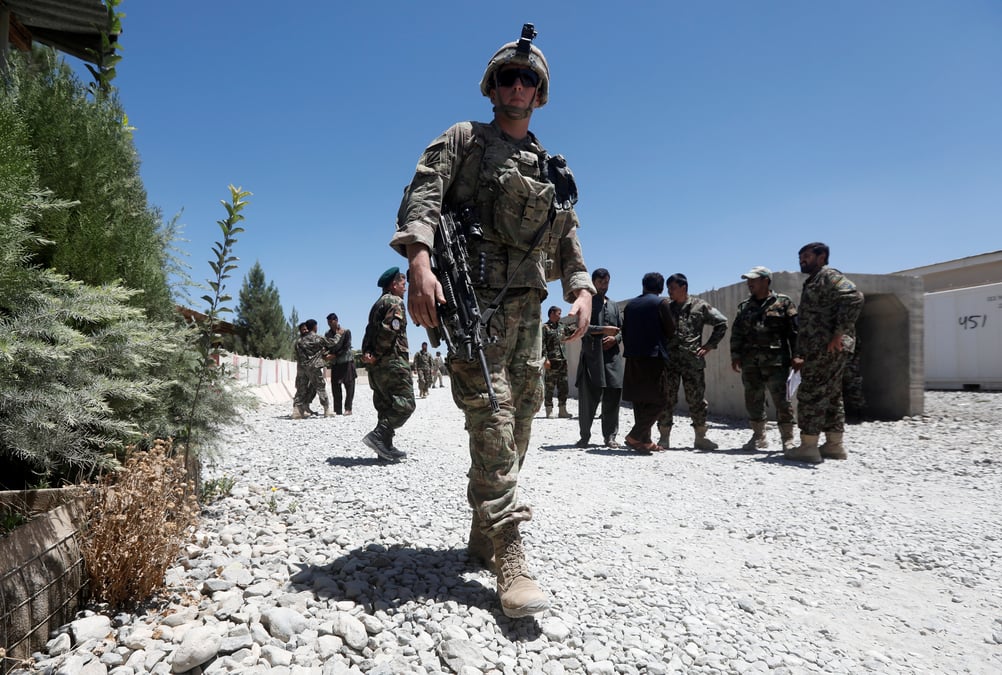 Les effectifs americains en afghanistan au plus bas depuis 2001