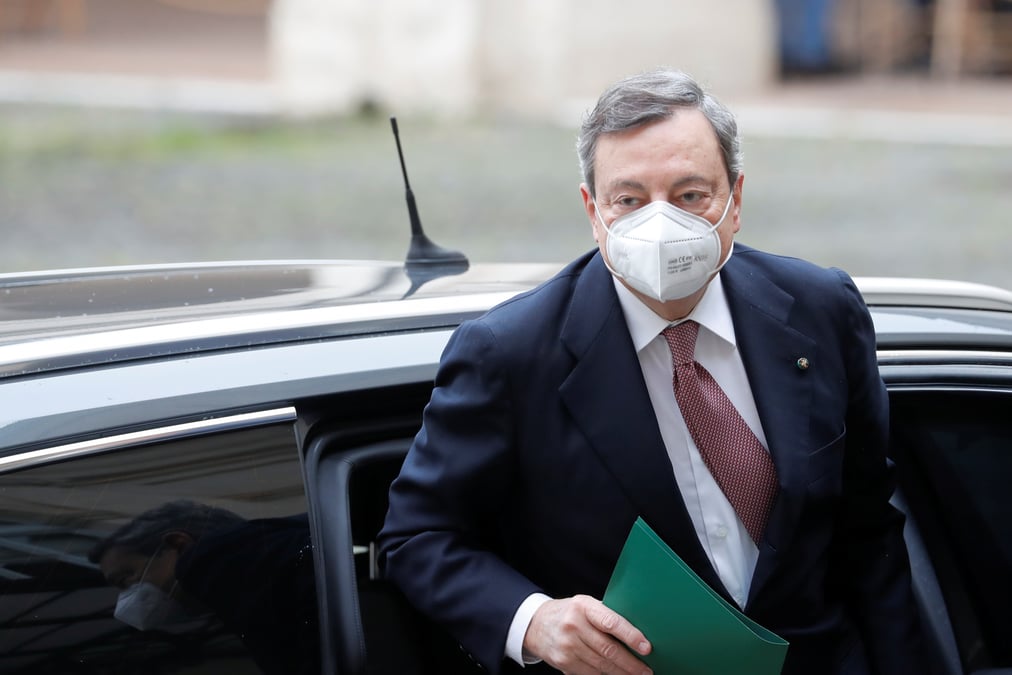 Italie: mario draghi officiellement a la tete du gouvernement