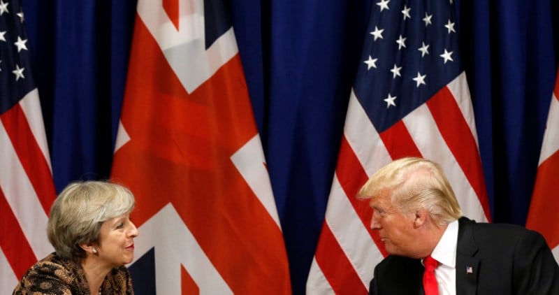 Douma:theresa may va s'entretenir dans la journee avec donald trump