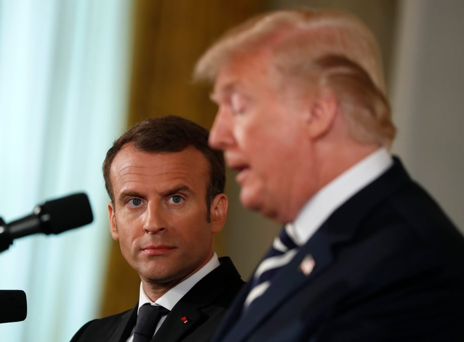 Macron: discuter avec trump a ouvert la voie a un nouvel accord iranien