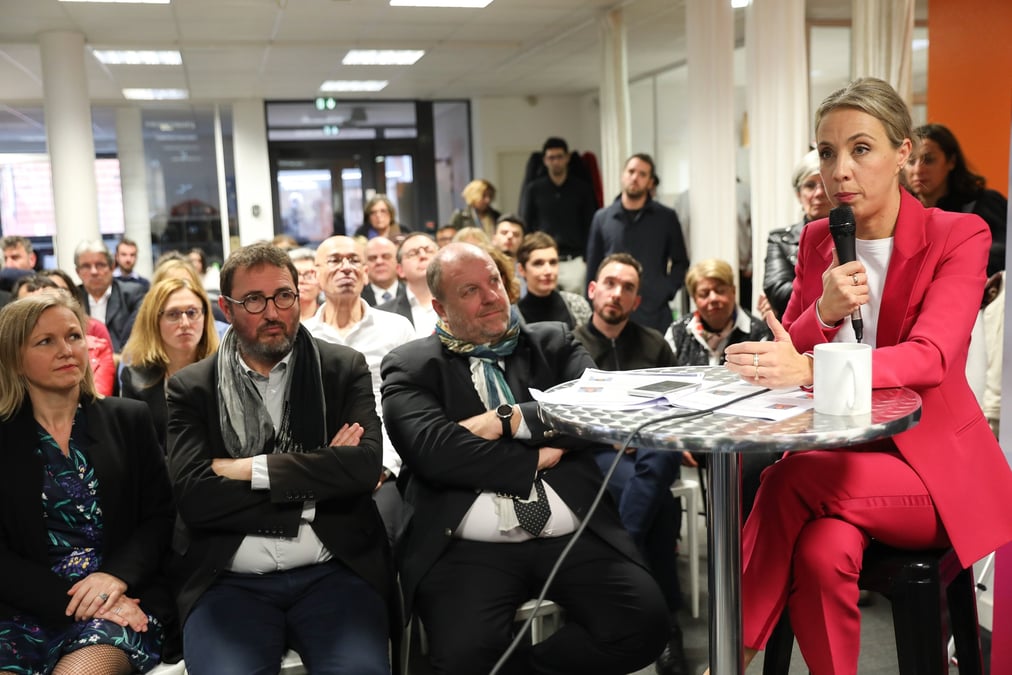 La candidate Nadia Pellefigue a dévoilé sa liste vendredi 10 janvier.