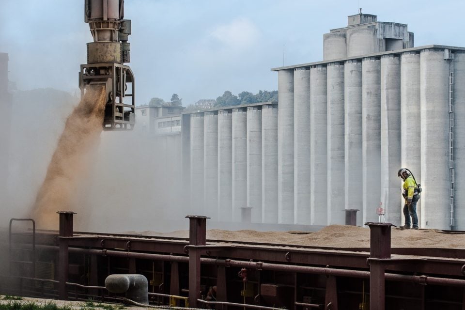 export céréales Rouen campagne 21/22