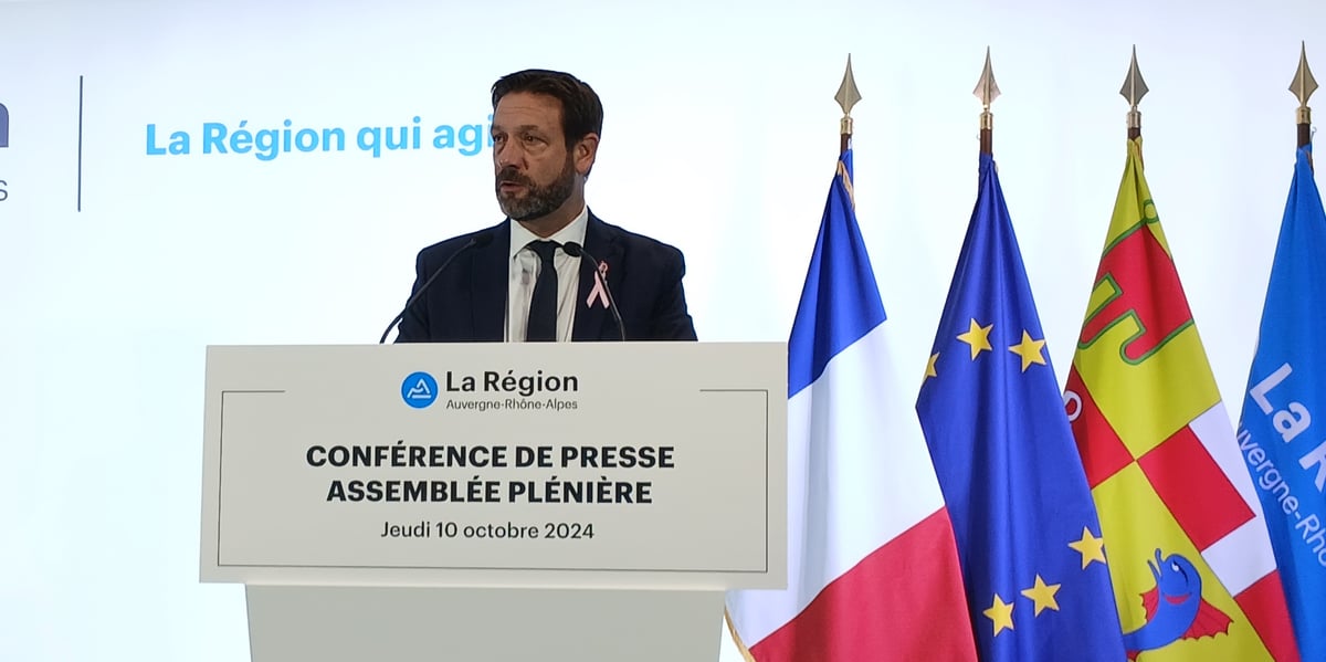 Fabrice Panneckouke, président de la Région Auvergne-Rhône-Alpes, a dessiné la trajectoire budgétaire de l'année 2025, marquée par un virage des finances publiques nationales. La collectivité devrait accuser une perte de recettes allant de 100 à 150 millions d'euros.