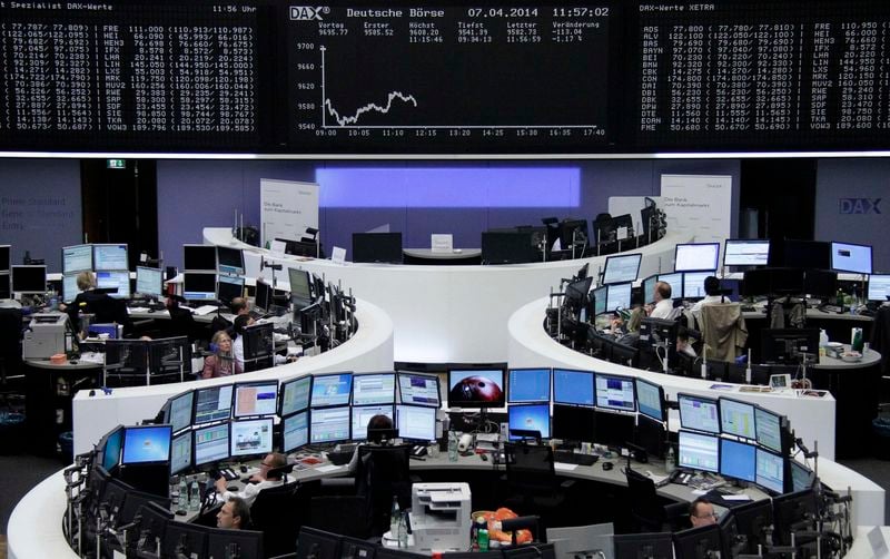 Les Bourses européennes en baisse à mi-séance