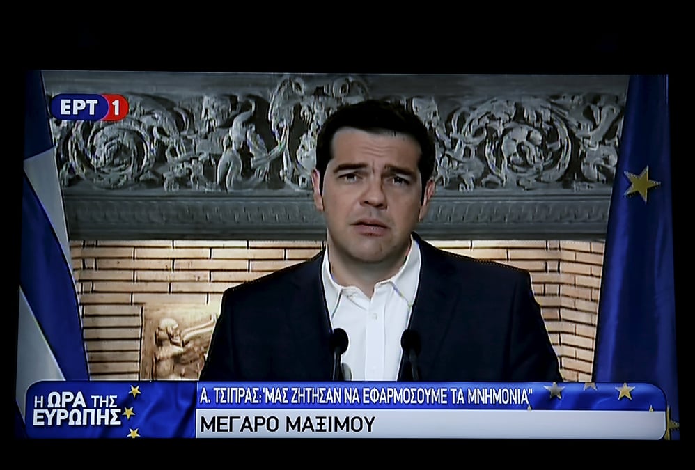 Alexis tsipras s'en remet a un referendum