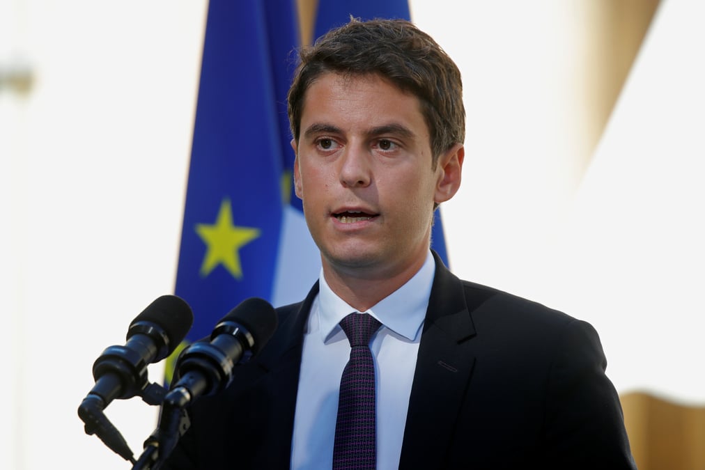 La france est "preoccupee" par la situation au proche-orient, dit attal