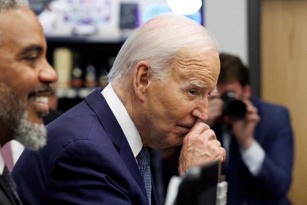 Le president americain joe biden