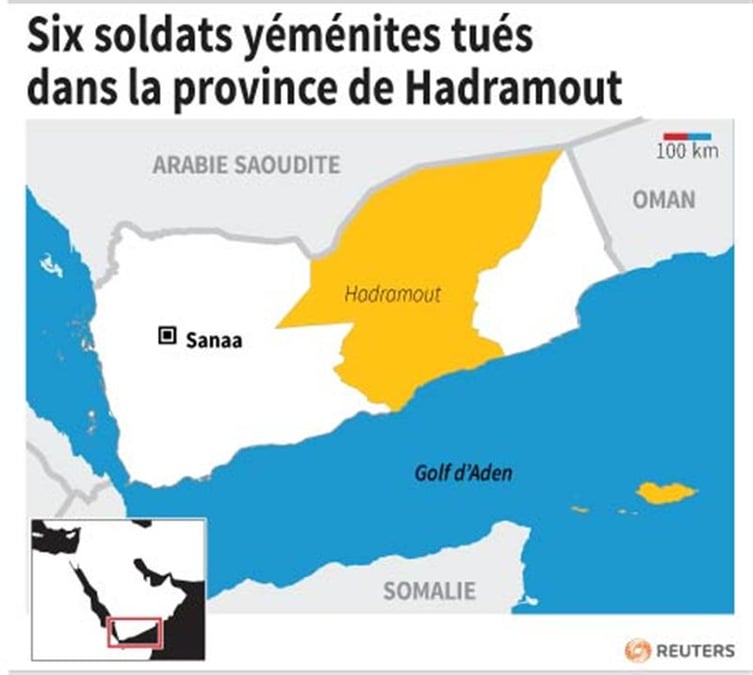 Six soldats tués au Yémen