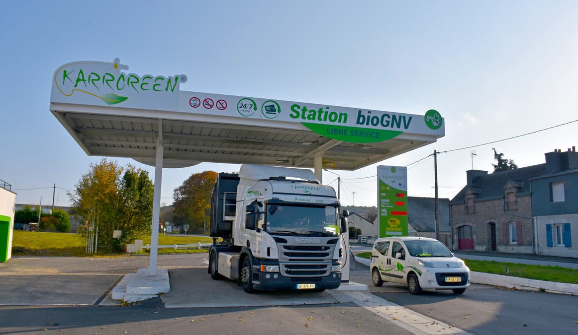 Liger, Kargreen, bioGNV, station-service, carburant, biométhane,