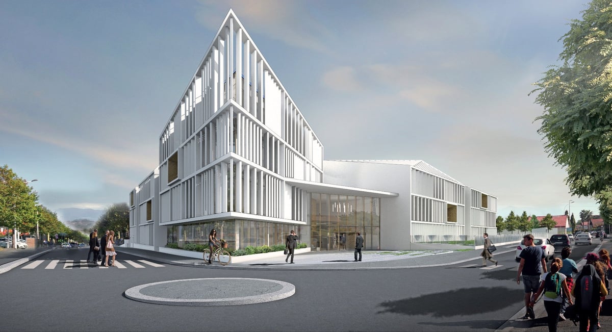 Le Connecteur, à Biarritz, financé par le Crédit agricole Pyrénées Gascogne et dessiné par Camborde Architectes sera livré au printemps 2021.