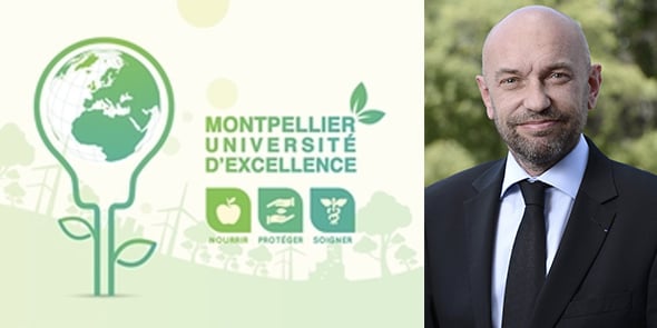 Philippe Augé, président de l'Université de Montpellier