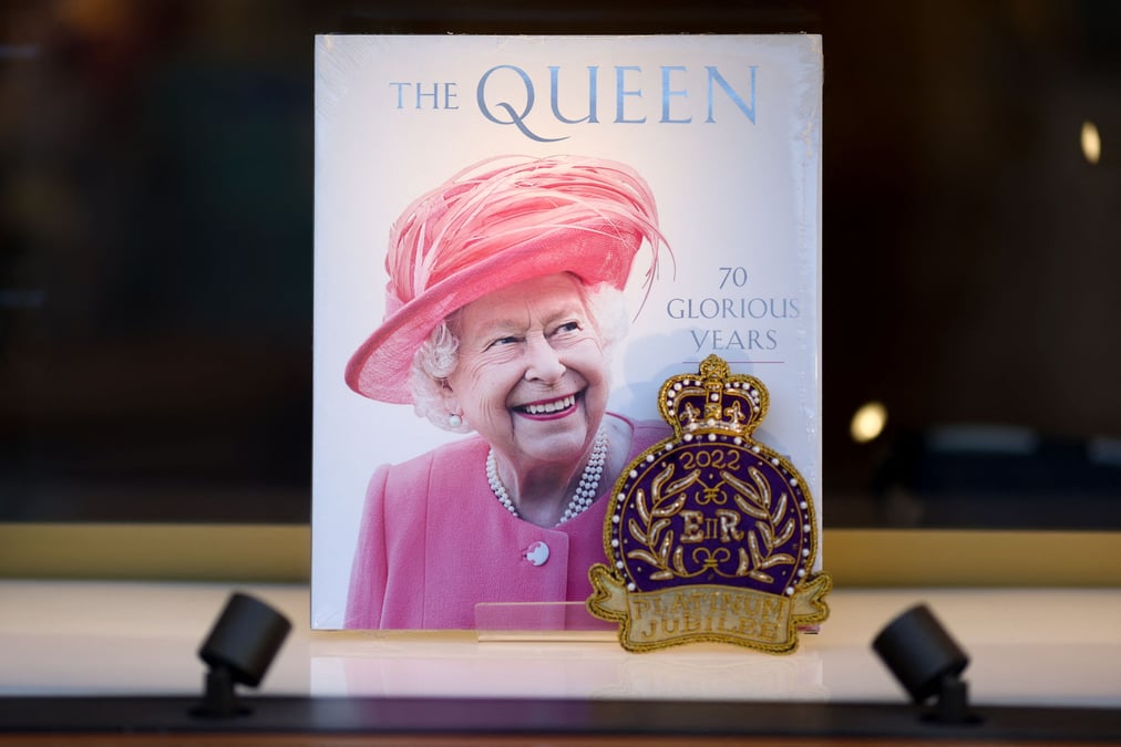 Debut des festivites marquant les 70 ans de regne d'elizabeth ii