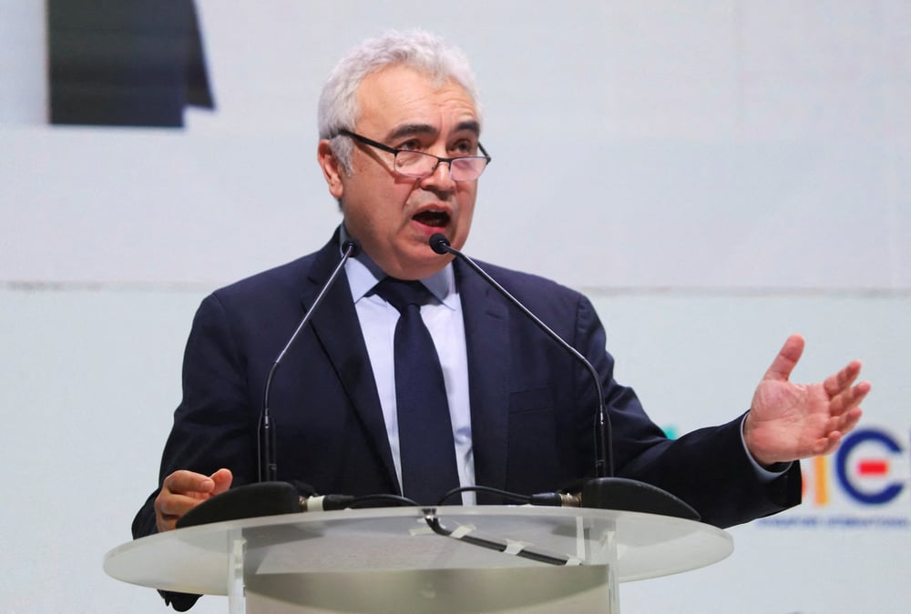 Dr fatih birol, directeur executif de l'agence internationale de l'energie, a singapour