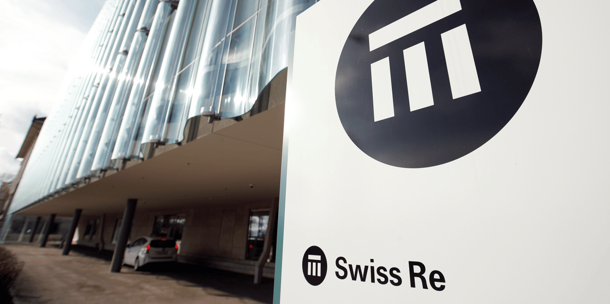 Photo du logo du reassureur swiss re