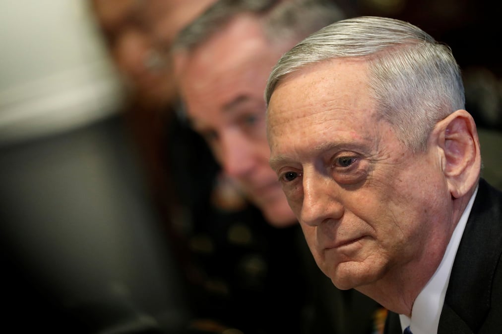 Mattis signe des decrets d'envoi de troupes us en afghanistan