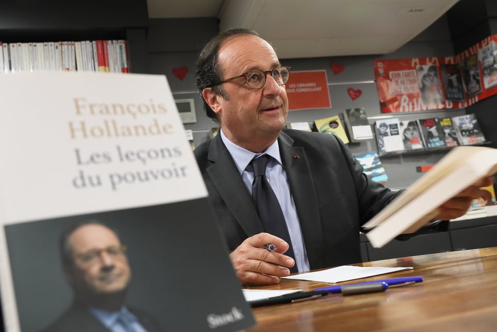 François Hollande chez Privat