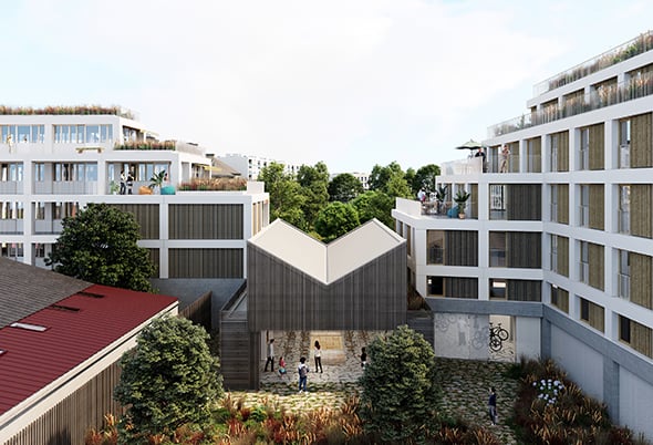 Yvivre a candidaté (avec Les Nouveaux Constructeurs, Fresh Architectes, Yvivre, Oasiis, R-Use) sur l’appel à projet "Inventons la Métropole du Grand Paris 2" : son opération "L'art de la Mode", sur le site de Pantin-Méhul, figurait parmi les finalistes.