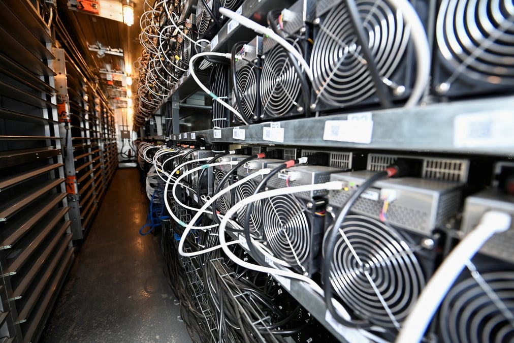 Une mine de cryptomonnaies aux etats-unis