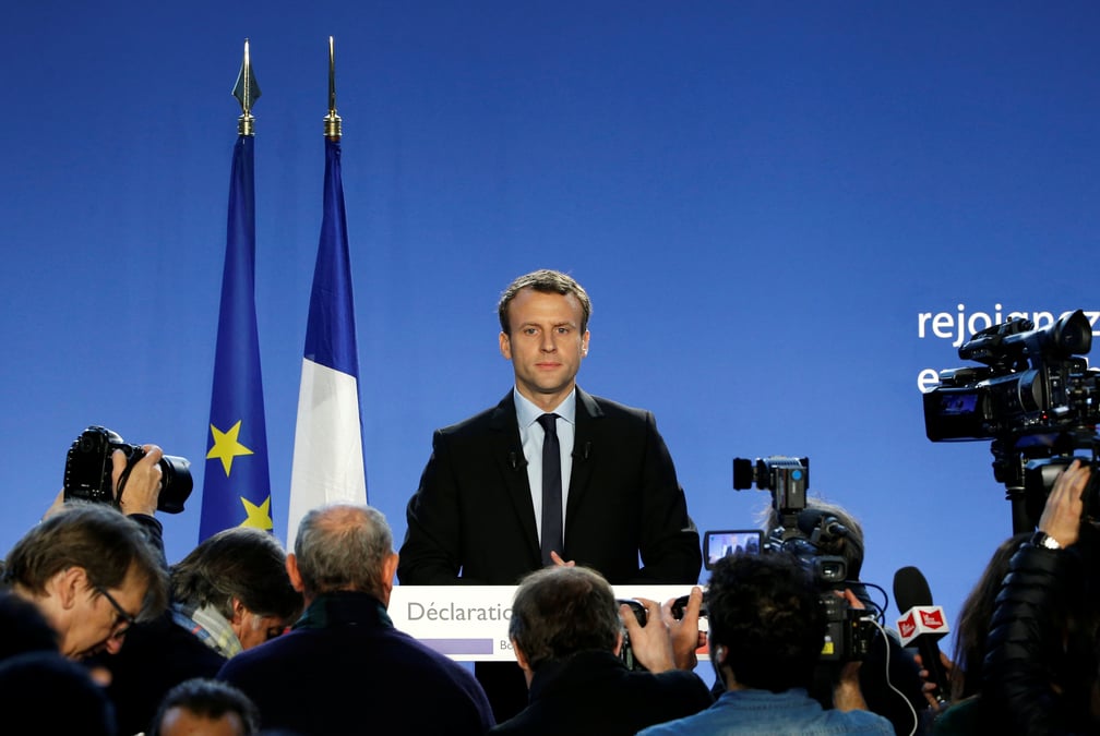 Macron toujours en tete devant le pen, selon un sondage ifop-fiducial