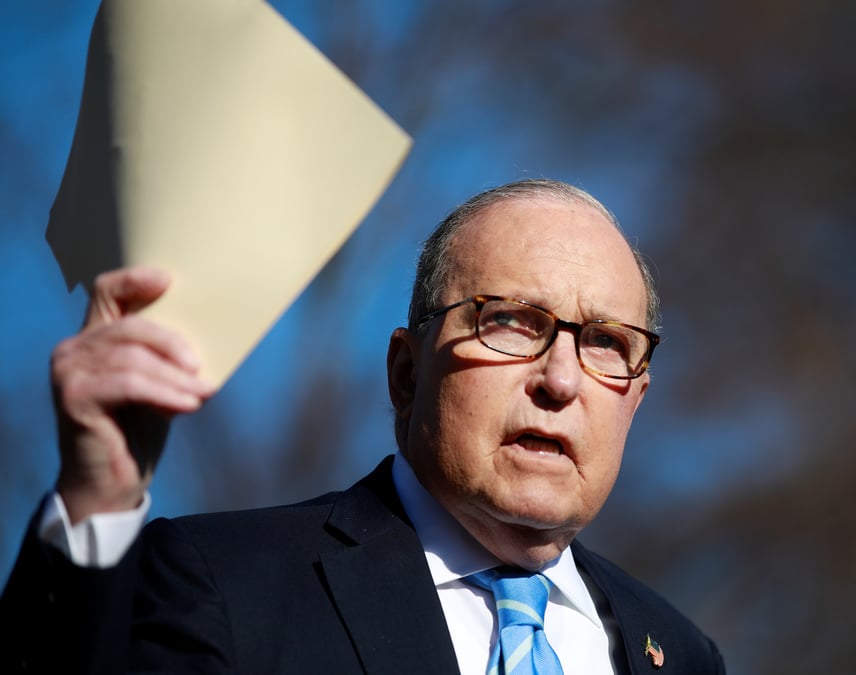 Le diner trump-powell de lundi a ete "constructif", dit kudlow