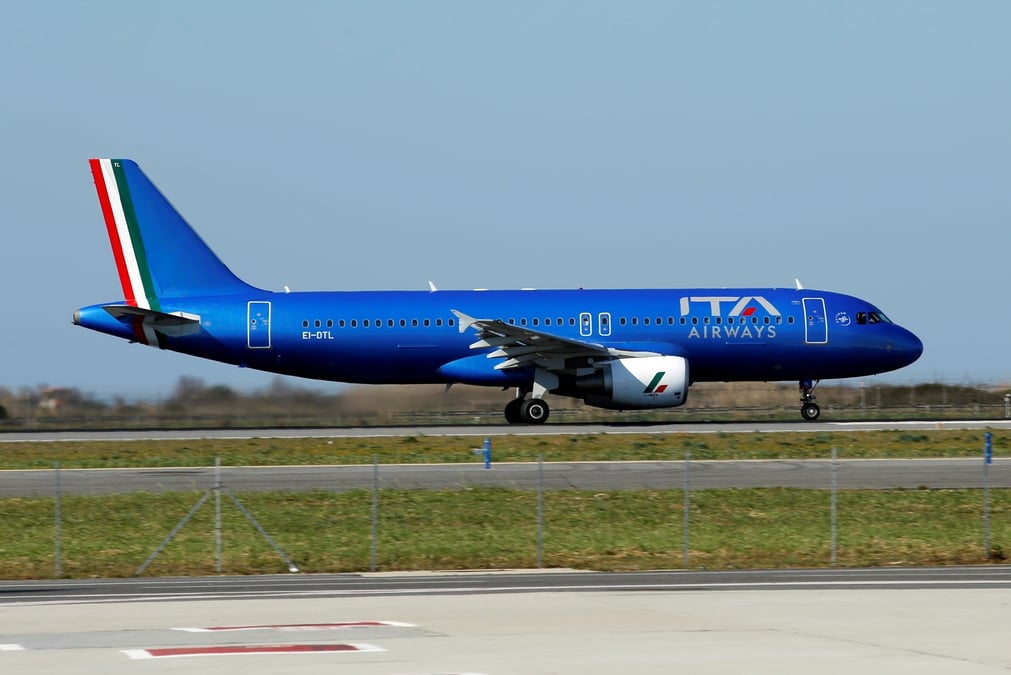Un avion d'ita airways