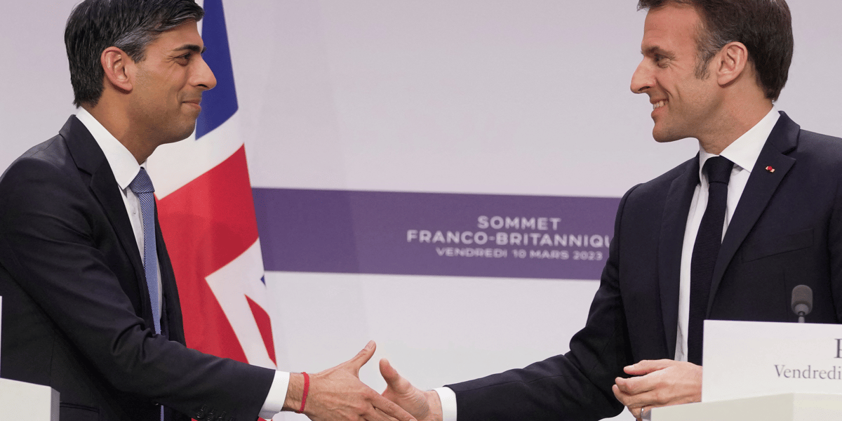 Rishi Sunak, Emmanuel Macron