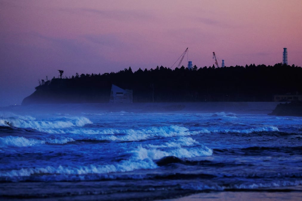 La centrale nucleaire desactivee de fukushima dai-ichi, japon